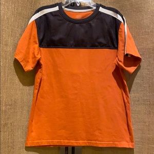 Orange and Black short sleeve tee